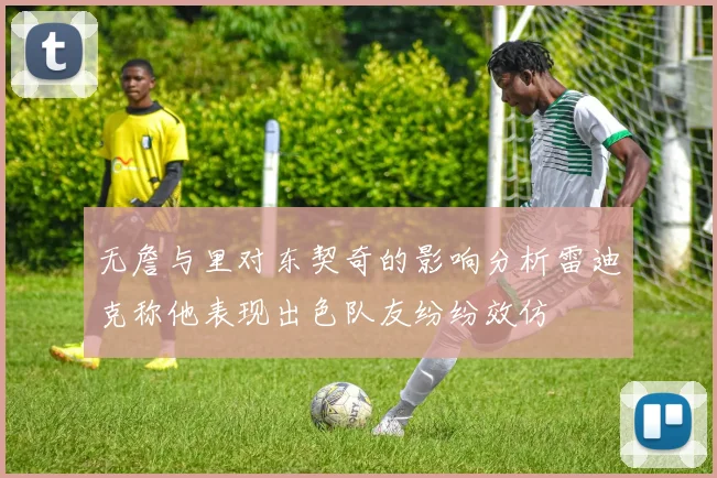 无詹与里对东契奇的影响分析雷迪克称他表现出色队友纷纷效仿